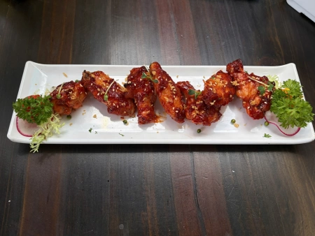 BBQ Or Spicy Grilled Chicken Wings