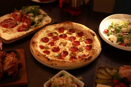 Chorizo Salami Pizza
